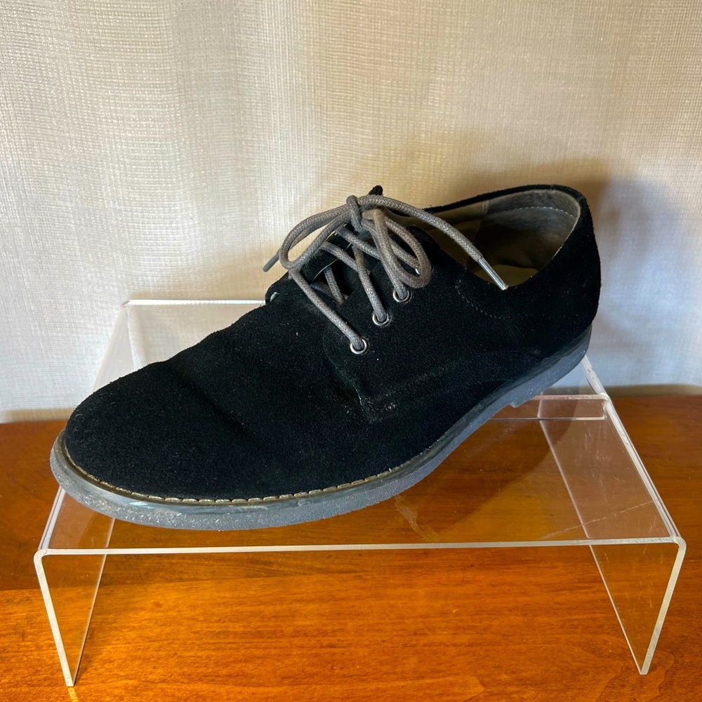 CALVIN KLEIN black suede shoes size 8